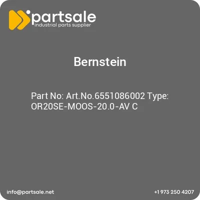 bernstein-artno6551086002-type-or20se-moos-200-av-c