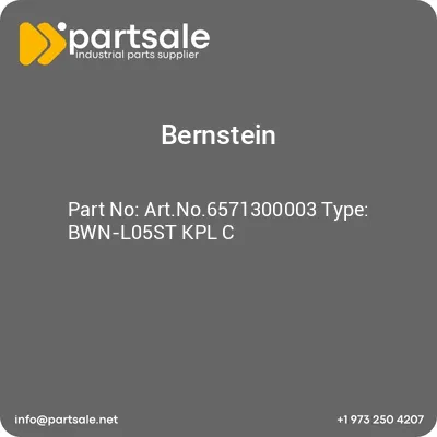 bernstein-artno6571300003-type-bwn-l05st-kpl-c