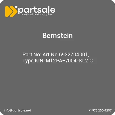 bernstein-artno6932704001-typekin-m12pa004-kl2-c