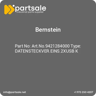 bernstein-artno9421284000-type-datensteckvereins2xusb-k