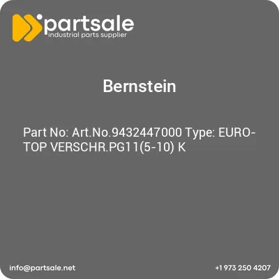 bernstein-artno9432447000-type-euro-top-verschrpg115-10-k