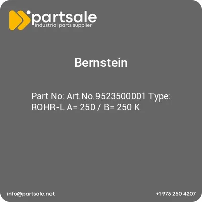 bernstein-artno9523500001-type-rohr-l-a-250-b-250-k