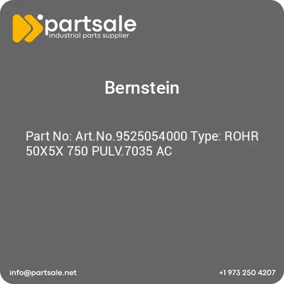 bernstein-artno9525054000-type-rohr-50x5x-750-pulv7035-ac