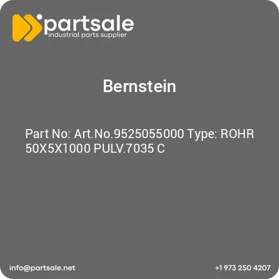 bernstein-artno9525055000-type-rohr-50x5x1000-pulv7035-c