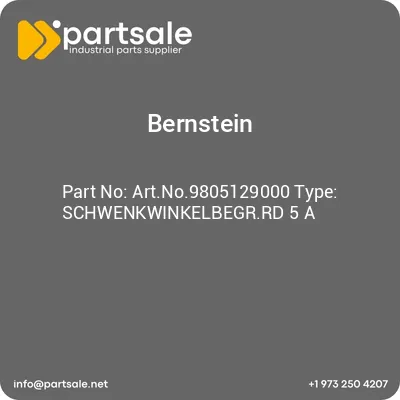 bernstein-artno9805129000-type-schwenkwinkelbegrrd-5-a