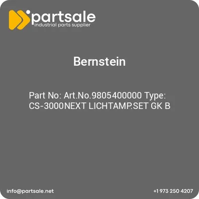 bernstein-artno9805400000-type-cs-3000next-lichtampset-gk-b