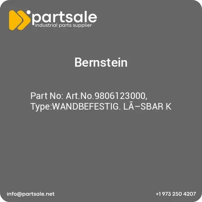 bernstein-artno9806123000-typewandbefestig-lasbar-k