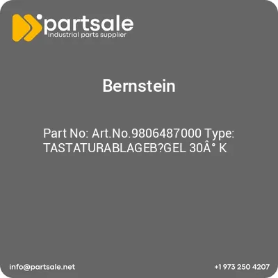 bernstein-artno9806487000-type-tastaturablagebgel-30a-k