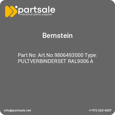 bernstein-artno9806493000-type-pultverbinderset-ral9006-a