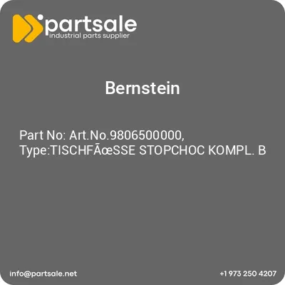 bernstein-artno9806500000-typetischfasse-stopchoc-kompl-b