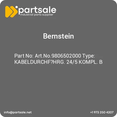 bernstein-artno9806502000-type-kabeldurchfhrg-245-kompl-b