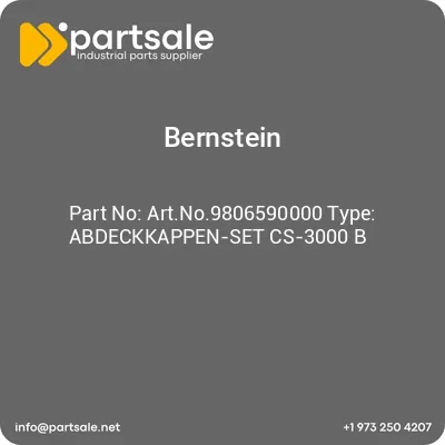 bernstein-artno9806590000-type-abdeckkappen-set-cs-3000-b