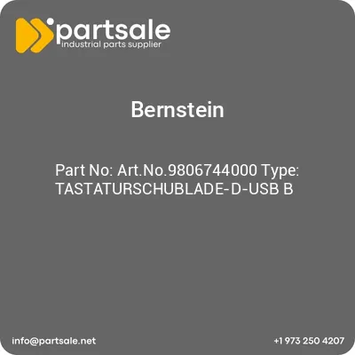 bernstein-artno9806744000-type-tastaturschublade-d-usb-b