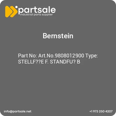 bernstein-artno9808012900-type-stellfe-f-standfu-b