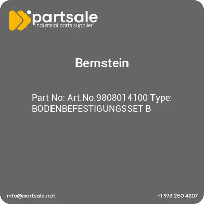 bernstein-artno9808014100-type-bodenbefestigungsset-b