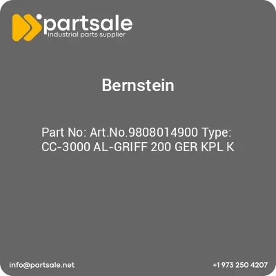 bernstein-artno9808014900-type-cc-3000-al-griff-200-ger-kpl-k