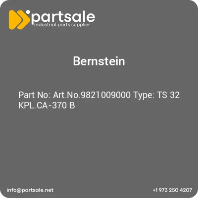 bernstein-artno9821009000-type-ts-32-kplca-370-b