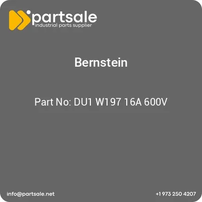 bernstein-du1-w197-16a-600v