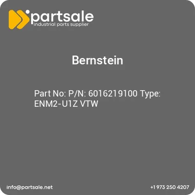 bernstein-pn-6016219100-type-enm2-u1z-vtw