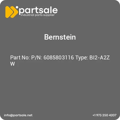 bernstein-pn-6085803116-type-bi2-a2z-w