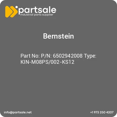 bernstein-pn-6502942008-type-kin-m08ps002-ks12