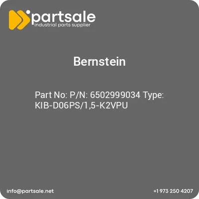 bernstein-pn-6502999034-type-kib-d06ps15-k2vpu