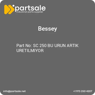 bessey-sc-250-bu-urun-artik-uretilmiyor