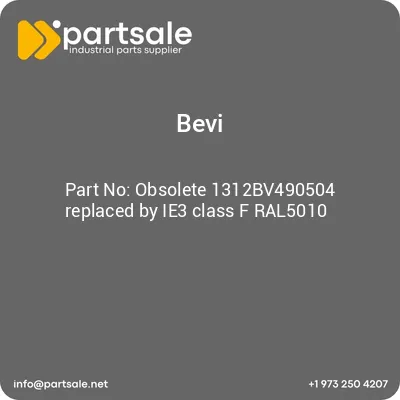 bevi-obsolete-1312bv490504-replaced-by-ie3-class-f-ral5010