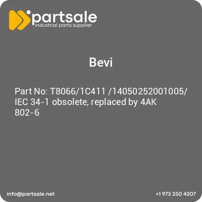 bevi-t80661c411-14050252001005-iec-34-1-obsolete-replaced-by-4ak-802-6