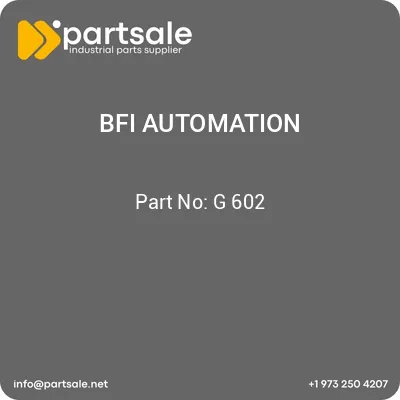 bfi-automation-g-602