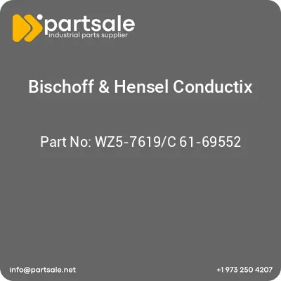 bischoff-hensel-conductix-wz5-7619c-61-69552