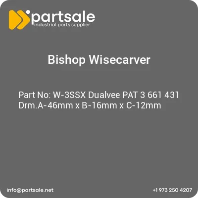 bishop-wisecarver-w-3ssx-dualvee-pat-3-661-431-drma-46mm-x-b-16mm-x-c-12mm