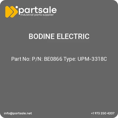 bodine-electric-pn-be0866-type-upm-3318c