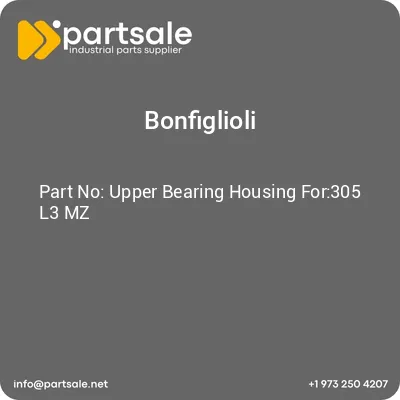 upper-bearing-housing-for305-l3-mz