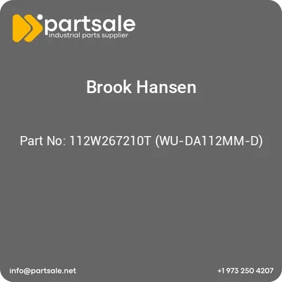 brook-hansen-112w267210t-wu-da112mm-d