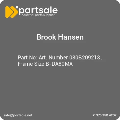 art-number-080b209213-frame-size-b-da80ma
