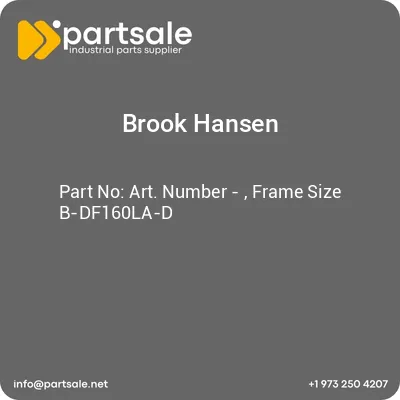 art-number-frame-size-b-df160la-d