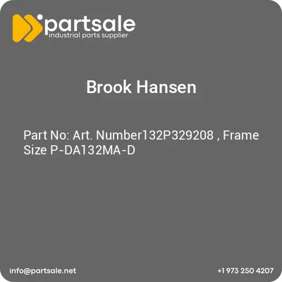 art-number132p329208-frame-size-p-da132ma-d