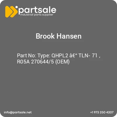 brook-hansen-type-qhpl2-a-tln-71-r05a-2706445-oem