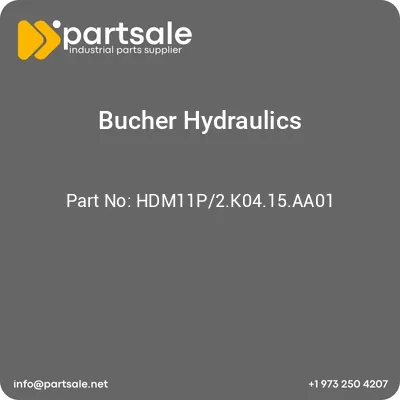 bucher-hydraulics-hdm11p2k0415aa01