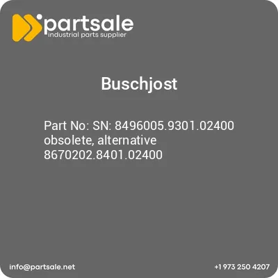 buschjost-sn-8496005930102400-obsolete-alternative-8670202840102400