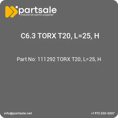 111292-torx-t20-l25-h