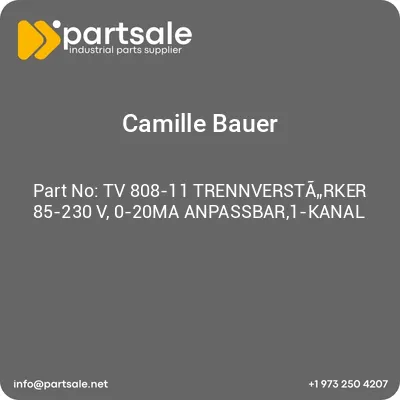 tv-808-11-trennverstarker-85-230-v-0-20ma-anpassbar1-kanal