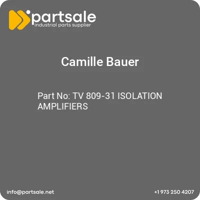 tv-809-31-isolation-amplifiers