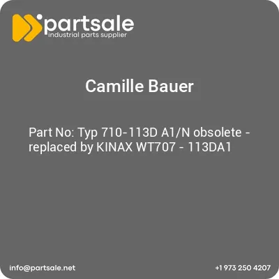 camille-bauer-typ-710-113d-a1n-obsolete-replaced-by-kinax-wt707-113da1