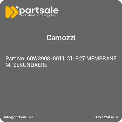 60w3908-0011-c1-r27-membrane-m-sekundaere