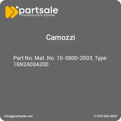 mat-no-10-0800-2003-type-16n2a08a200