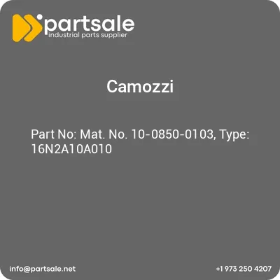 mat-no-10-0850-0103-type-16n2a10a010