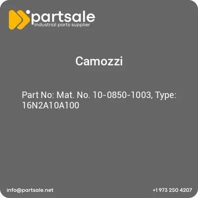 mat-no-10-0850-1003-type-16n2a10a100