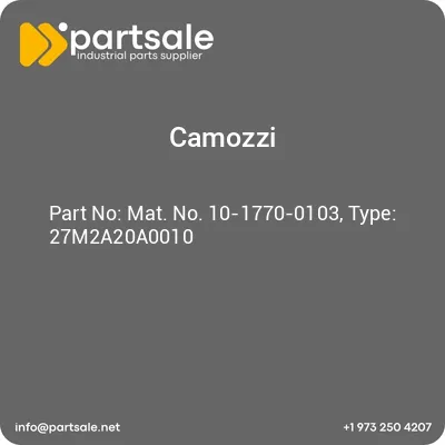 mat-no-10-1770-0103-type-27m2a20a0010